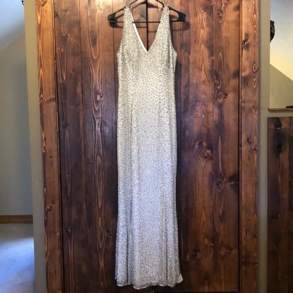 Silver Beaded Gown